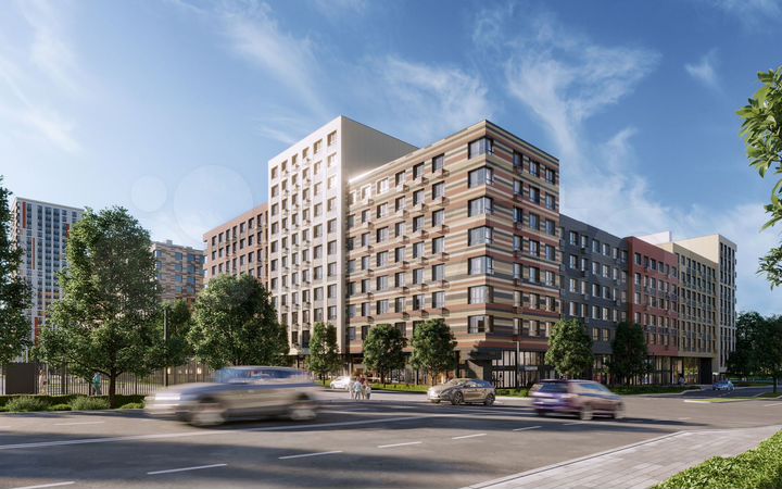 1-к. квартира, 43,4 м², 2/13 эт.