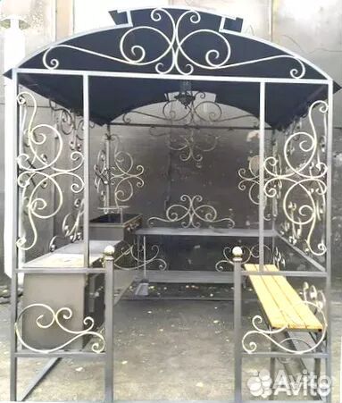 Мангал С печкой под казан