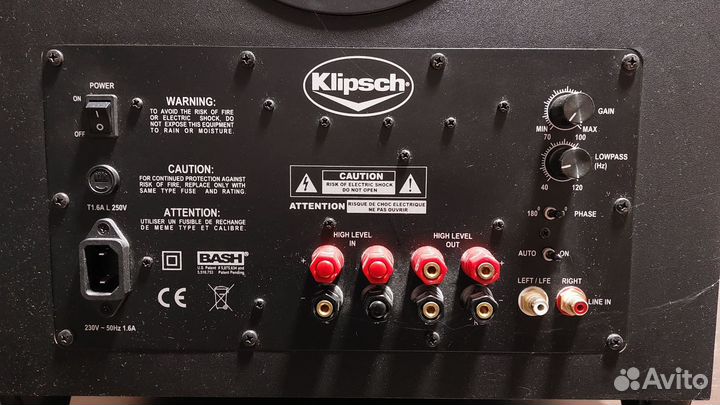 Домашний сабвуфер klipsch 12'