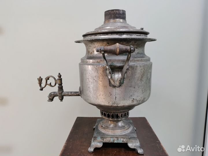 Самовар царский 19 век кастрюля Бр. Шемарины 6 л