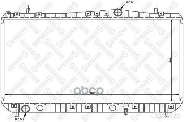 Радиатор системы охлаждения Chevrolet Tacuma 1