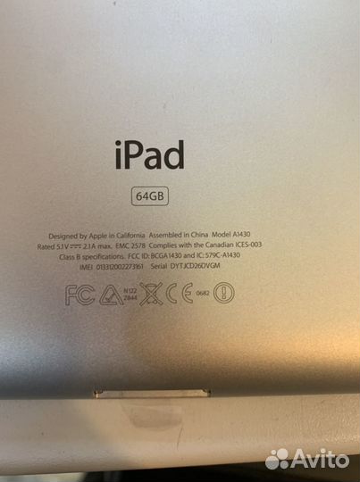 iPad 3 a1430 на запчасти