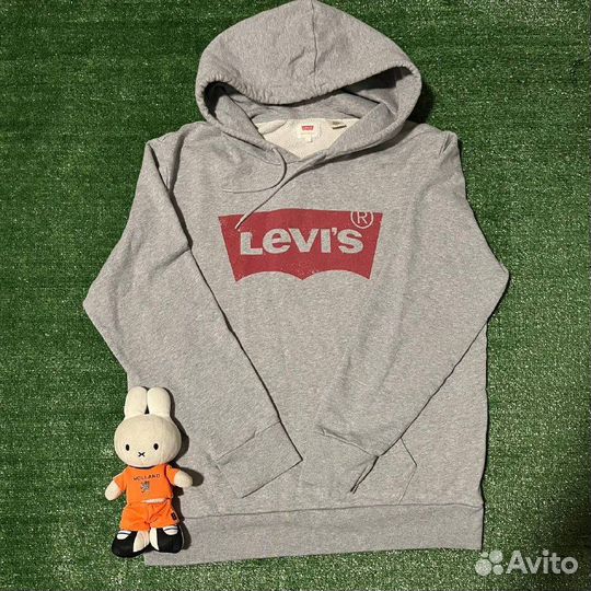 С большим лого худи Levis оригинал