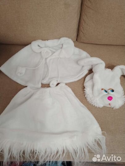 Костюм зайки для девочки 2-3 лет