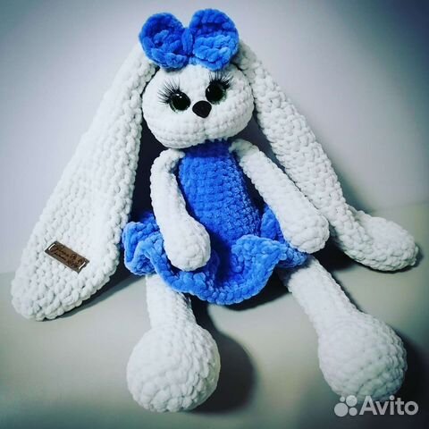 Игрушки ручной работы. Зайчики