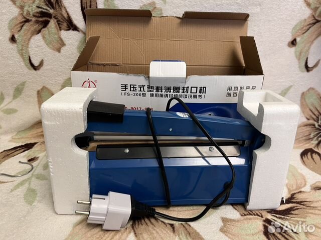 Новый ручной импульсный запайщик пакетов FS-200