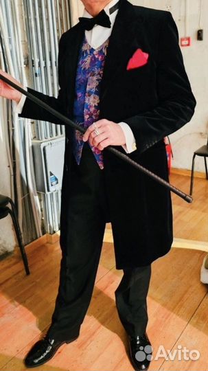 Костюм бархатный длинный