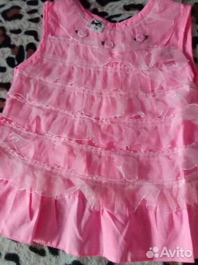 Комплект летний 6-9 мес на девочку