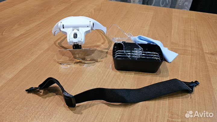 Очки лупа с LED подсветкой