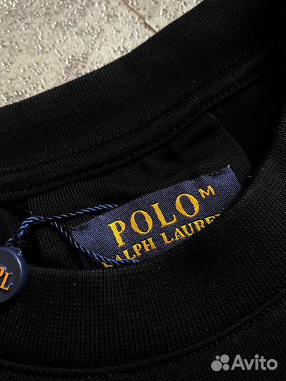 Футболка Polo Ralph Lauren медведь вышивка