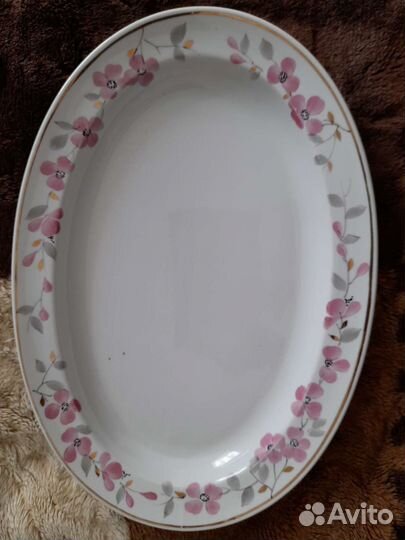 Набор тарелок фарфоровый завод Пролетарий