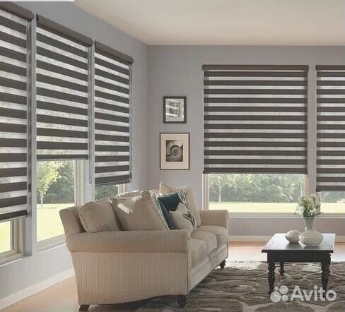 Рулонные шторы и жалюзи