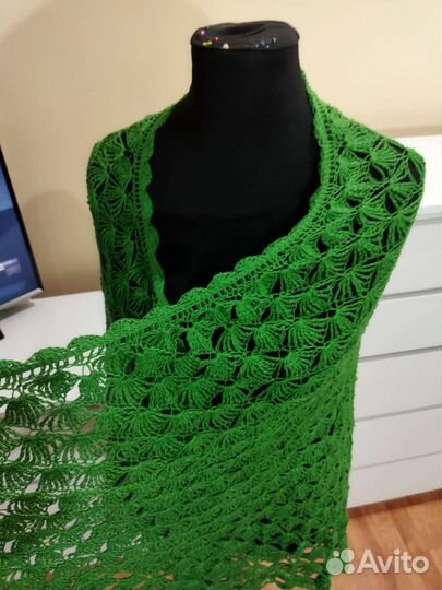 Шаль косынка ирис