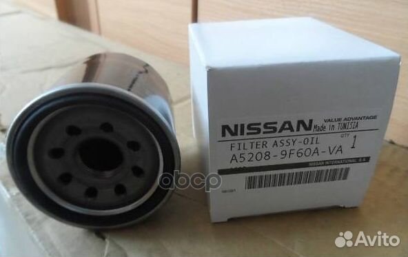 Фильтр масляный nissan A5208-9F60AVA A5208-9F60AVA