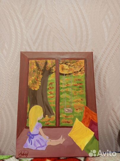 Интерьерная картина ручная работа