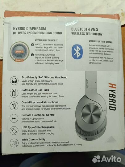 Беспроводные наушники A4tech BH300