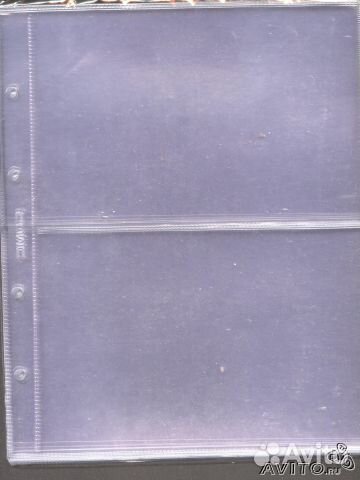 Листы для банкнот/монет/визиток/открыток/календар