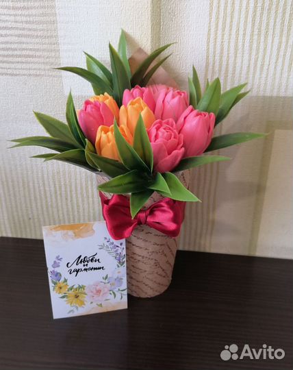 Ароматные цветы из мыла