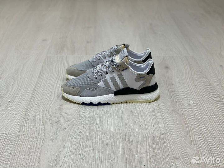 Кроссовки Adidas Nite Jogger Grey White (41-45)