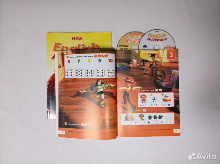 English Adventure starter B/ (AB,PB,CD) новый