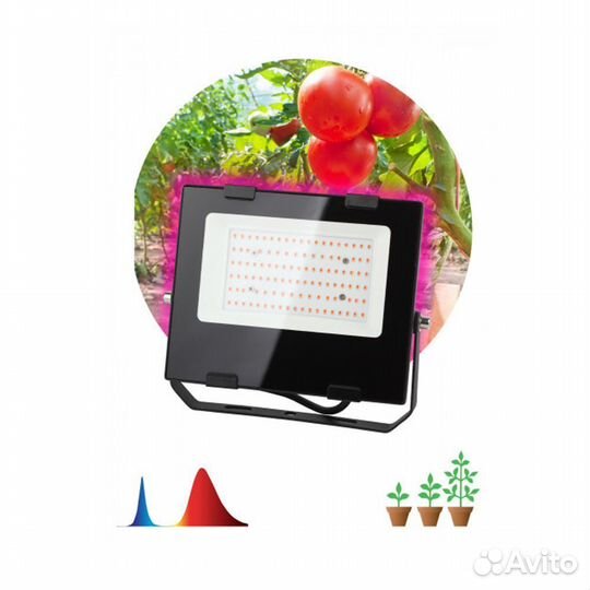 Фитопрожектор для растений светодиодный fito-50W