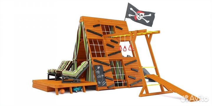 Детская игровая площадка для дачи Савушка База 5