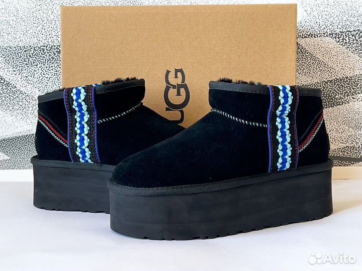 Угги на платформе UGG Ultra Mini Braid Platform