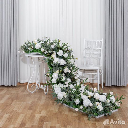 Цветы рулон