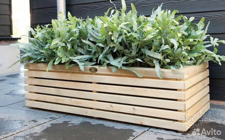 Ящик деревянный для растений