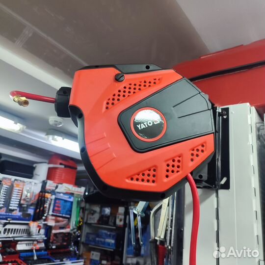 Шланг пневматический на катушке 10 м yato