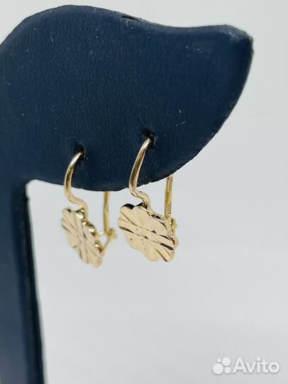 Золотые серьги СССР