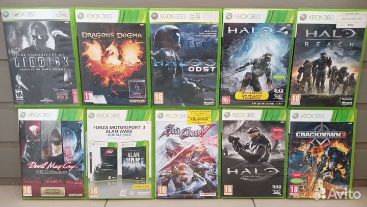 Лицензионные диски Xbox 360