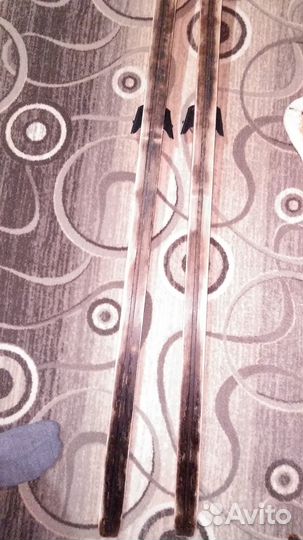 Лыжи деревянные б/у