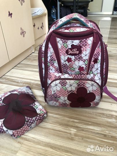 Рюкзак/ранец школьный для девочки Delune