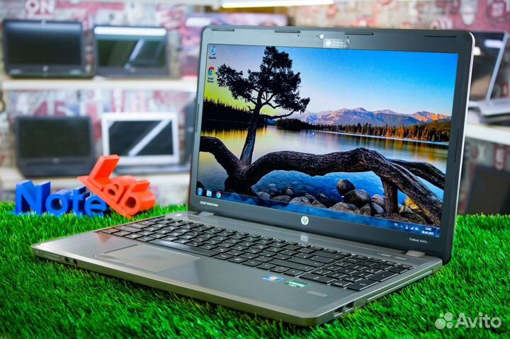 Ноутбук HP ProBook 4 ядра, корпус металл