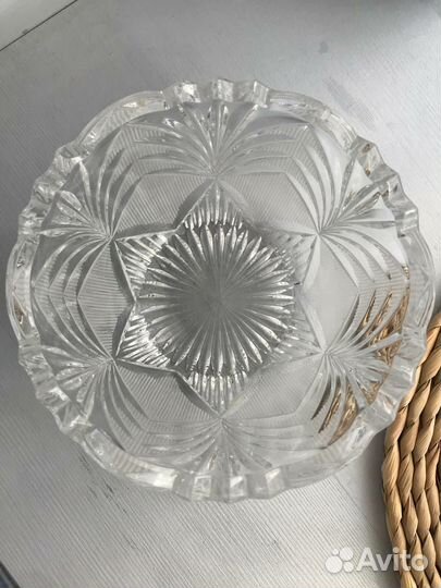 Ваза хрустальная конфетница