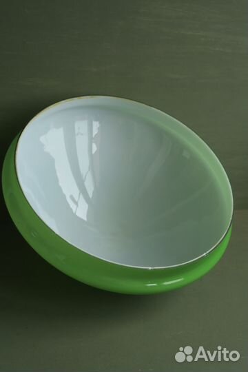 Зеленый плафон гриб сталинский СССР