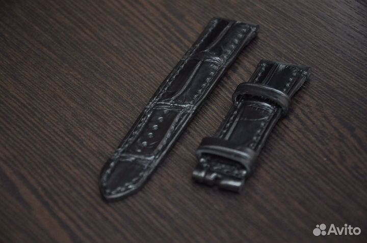 Ремешок для часов крокодил ручная работа