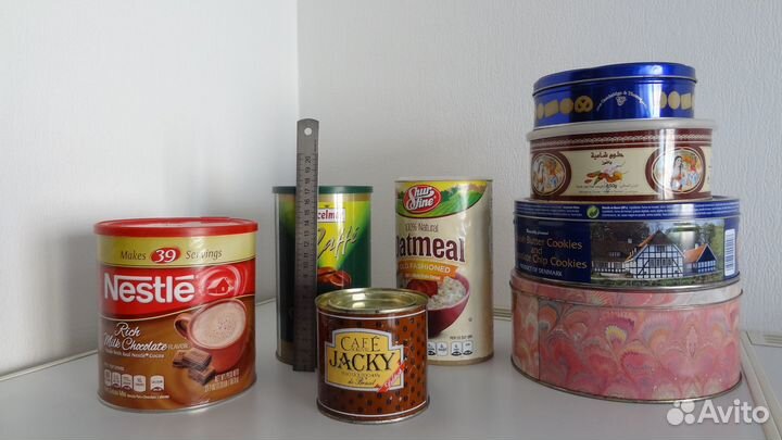 Банки контейнеры чайные кофейные оригинал жестяные