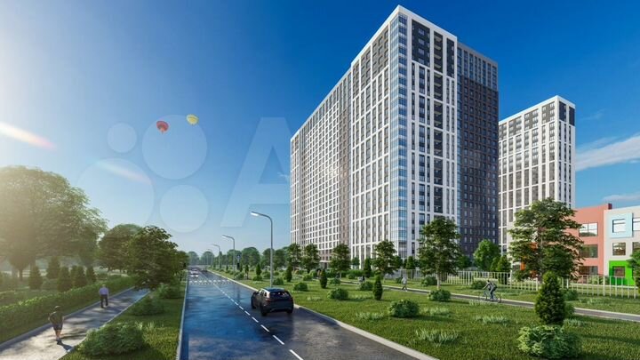 1-к. квартира, 29,8 м², 5/25 эт.