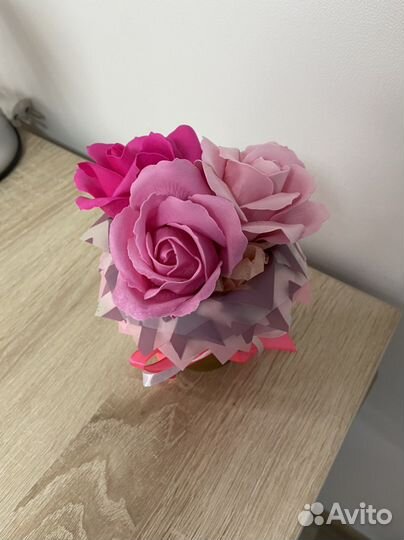 Мыло букет, мыльные розы