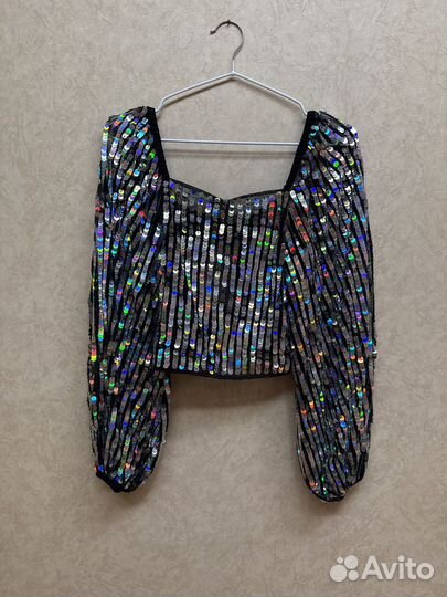 Нарядная коыта с паетками ASOS S