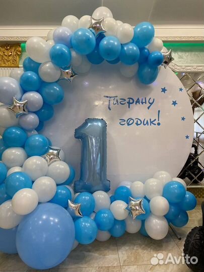 Оформление магазинов, фотозоны, гирлянды из шаров