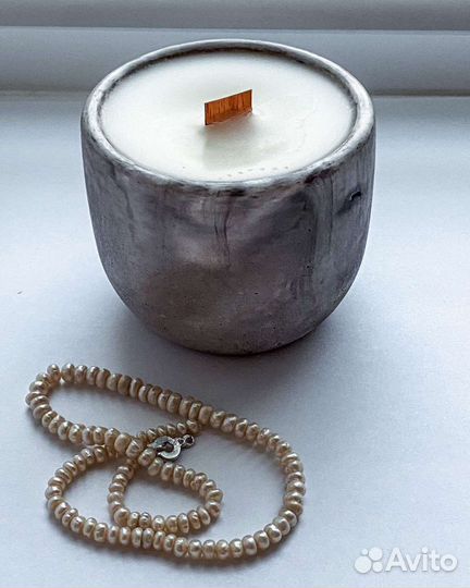 Ароматическая свеча ручной работы