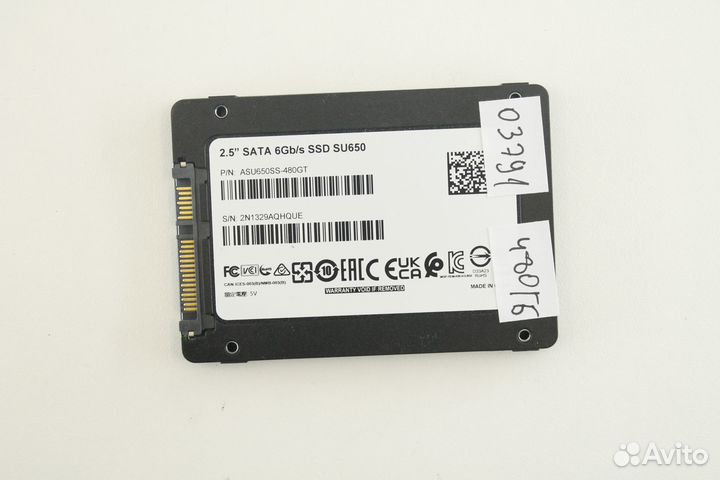 SSD 480 GB Adata SU650