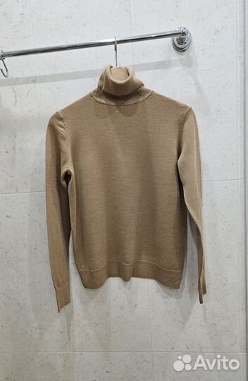 Uniqlo 100% шерсть M-L гольф водолазка свитер