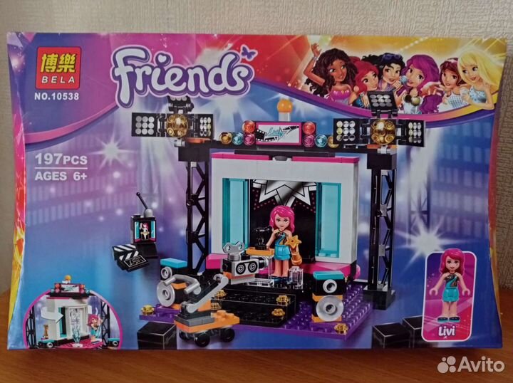 Конструктор Friend 10538 Поп-Звезда Телестудия