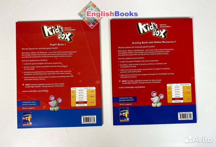 Kids box 1 2ed комплект (PB,AB,CD) новые в плёнке