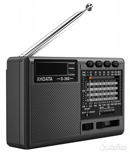Карманный радиоприемник xhdata D-368 black
