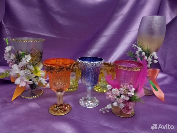 Ваза декоративная, подсвечники к празднику